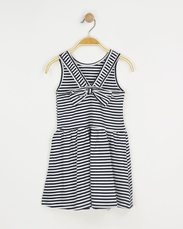 Picture of C1610 GIRLS COTTON STRIPED DRESS (4-16 YEARS)